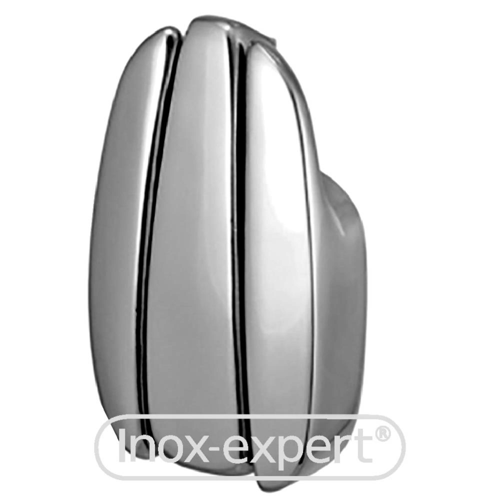 rund oder oval Edelstahl A4 ARBO-INOX Einhand-Bedienung Fenderhalter